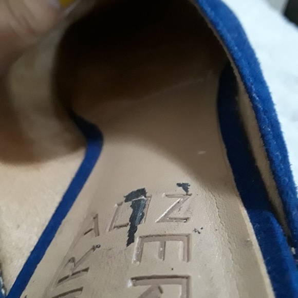 Naturalizer Small Heel Blue Slip On Mules Size 4 - Picture 8 of 13